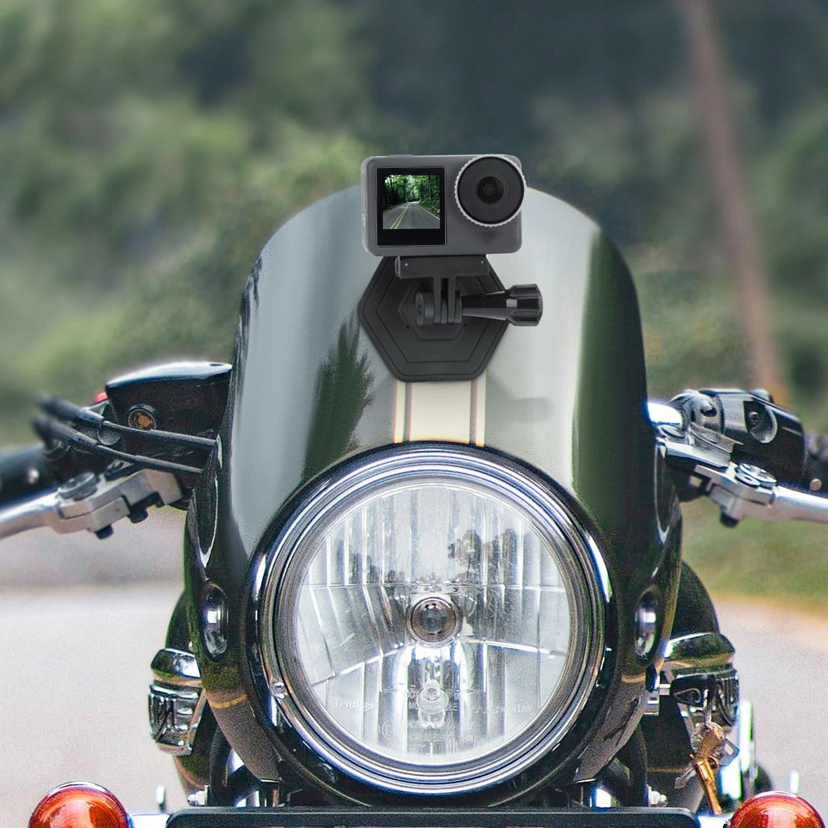 Helmet Holder Adapter for Insta360/GoPro (Durable, Flexible)