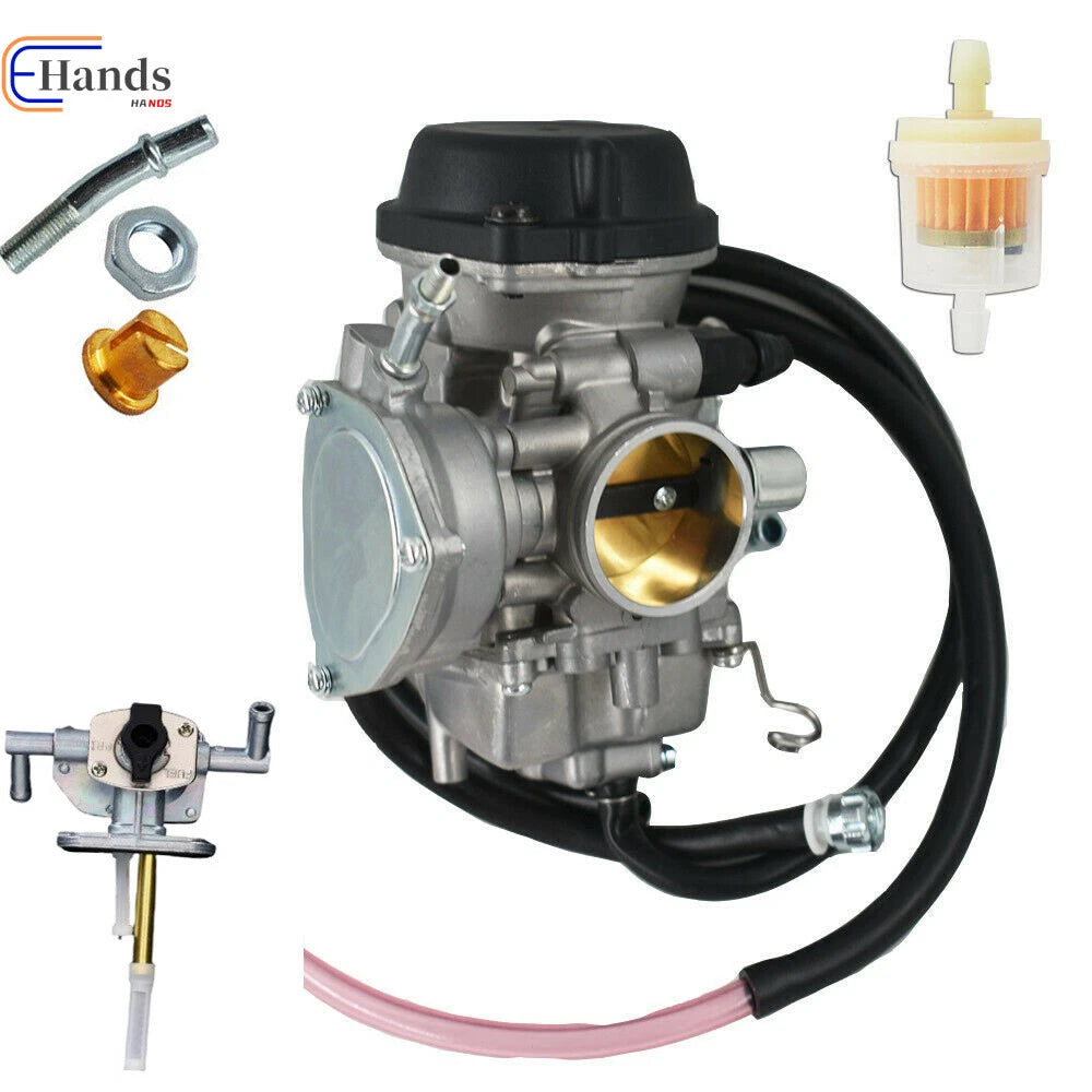 Carburetor with Fuel Valve Petcock for Suzuki LTZ400 (2003–2007)