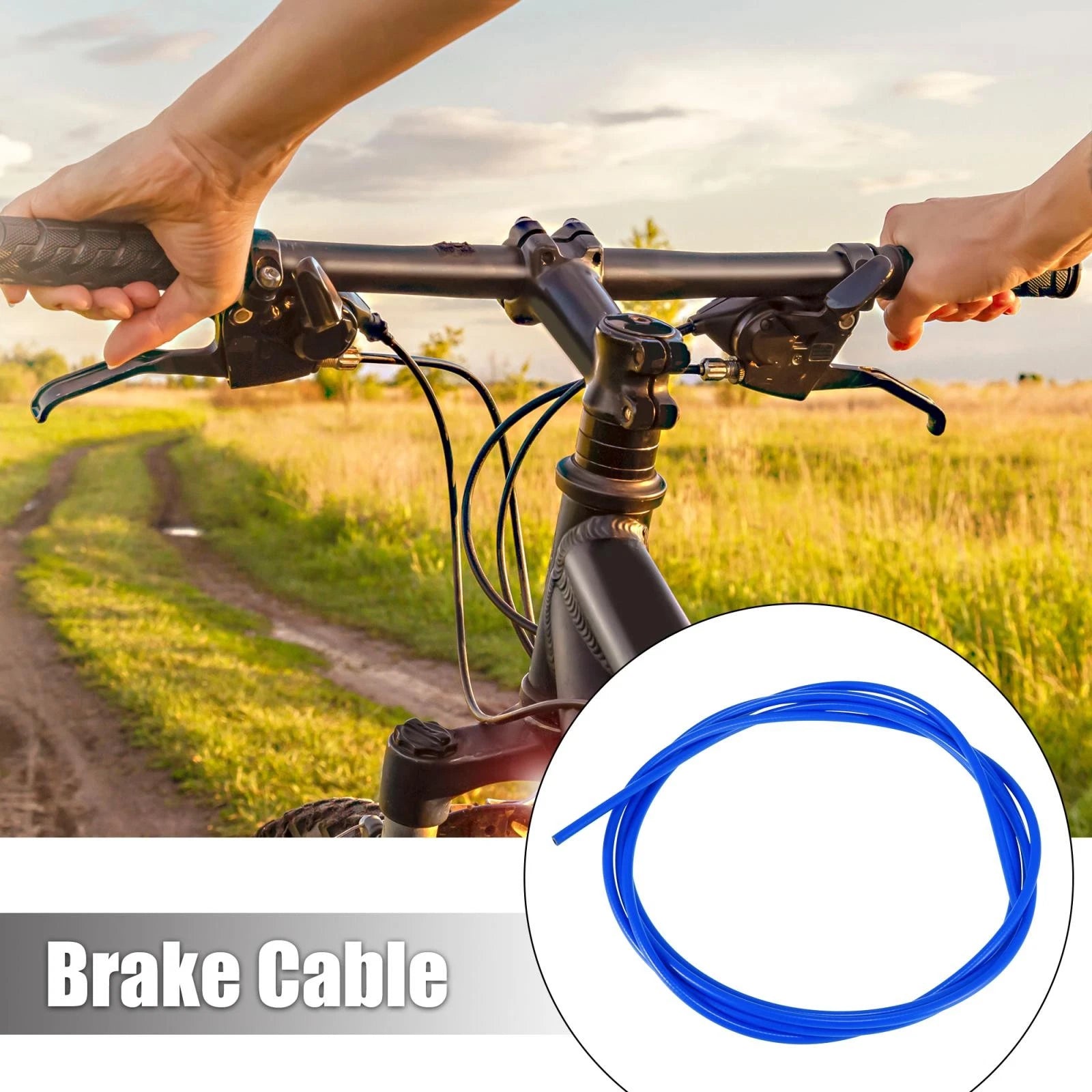 Bicycle Brake Cable Inner Wire Housing Kit for Universal Mountain Bike (2.5m)