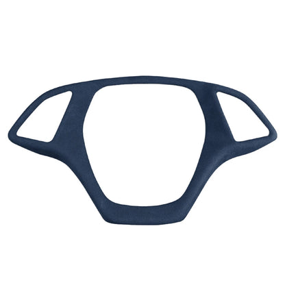 Suede Steering Wheel Cover for Chevrolet Corvette C7 (2014–2019) Blue