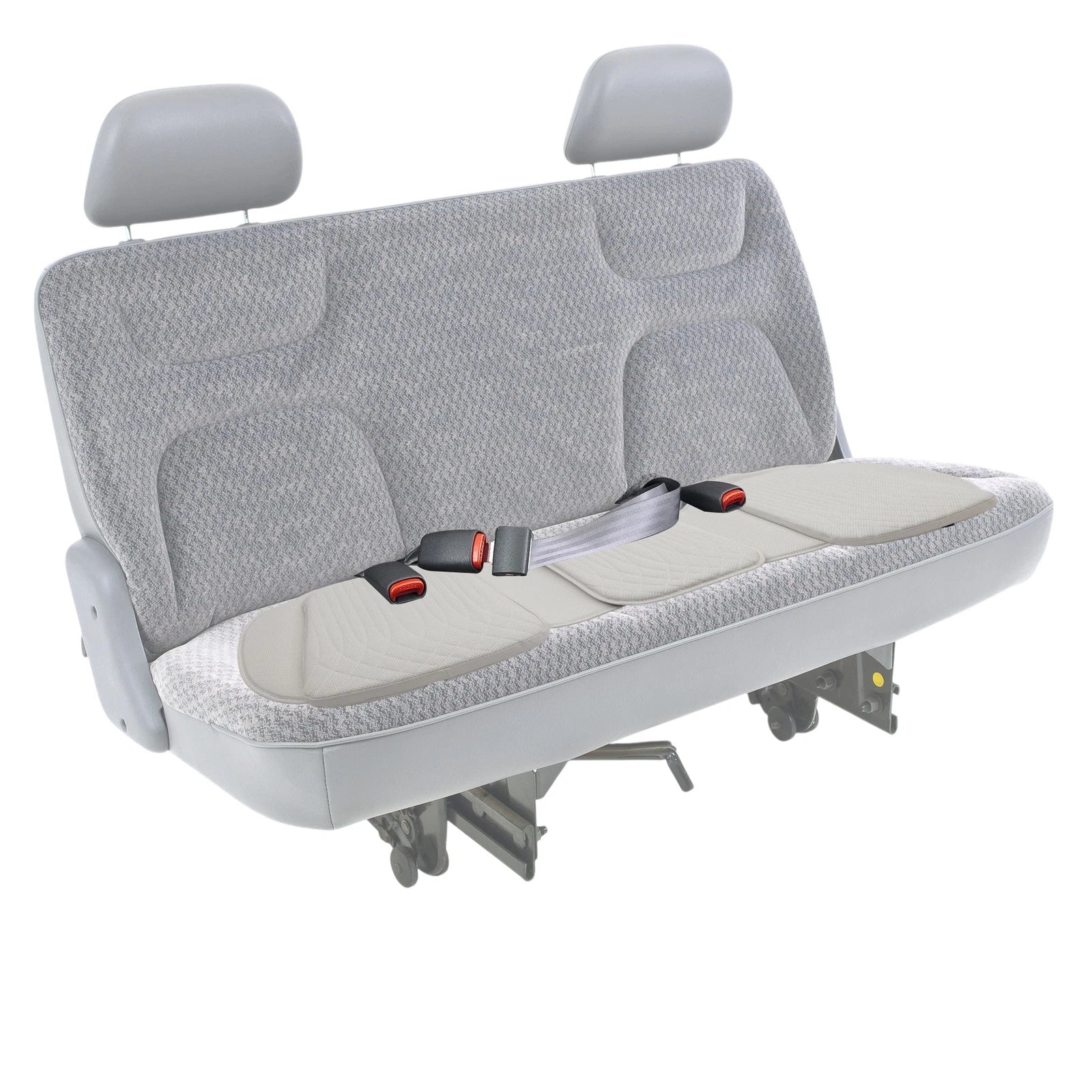 White Leather Back Seat Cover for