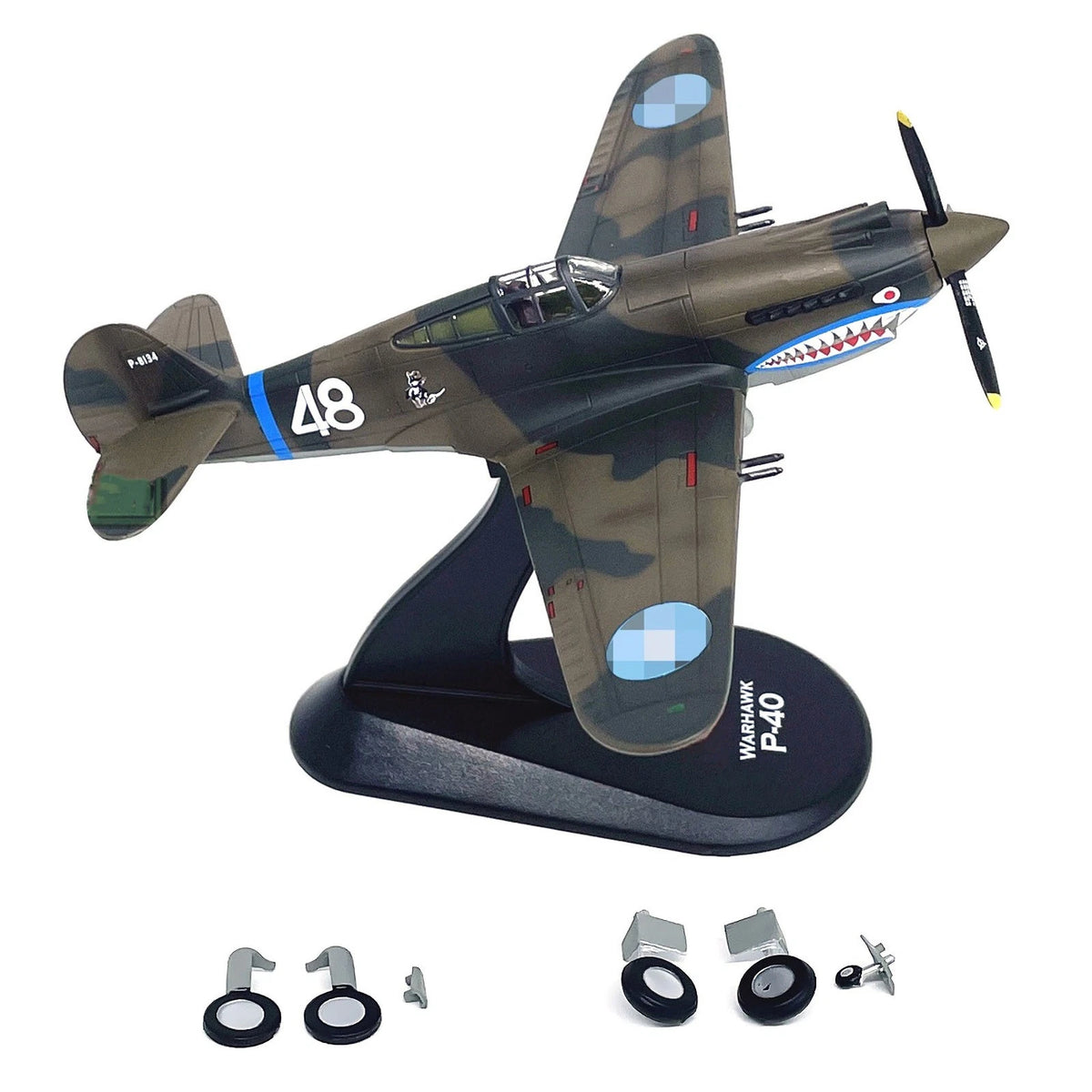 Curtiss P-40C Warhawk Display Model 1:72 Scale Diecast Airplane