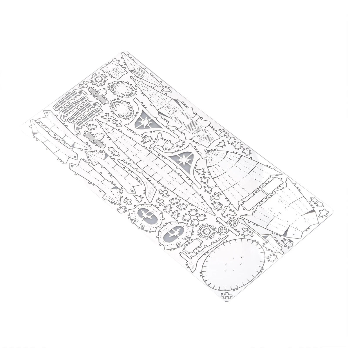 3D Metal Nautilus Nuclear Submarine Model Kit (Unassembled)