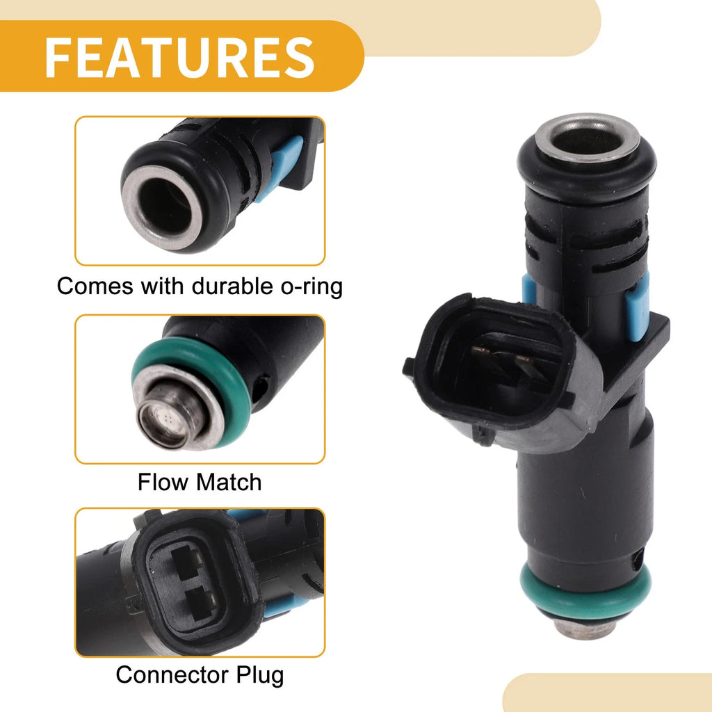 1 Pc No.06A906031CN Fuel Injector for VW Jetta (2010)