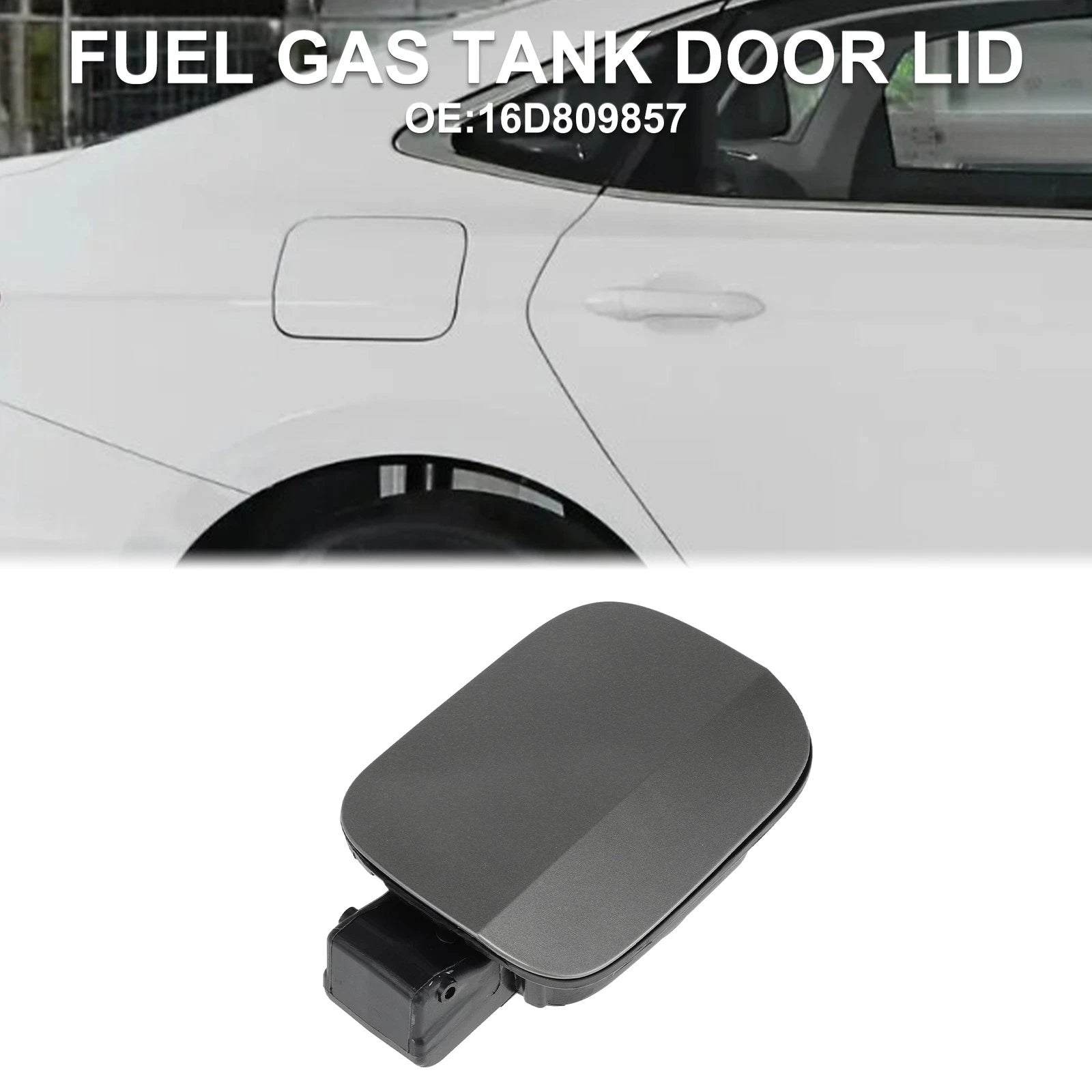 Fuel Tank Door Cap Replacement for Volkswagen Jetta (2012–2018) Gray