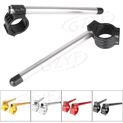 Clip-On Handlebars for Universal Motorcycle (7/8", 50mm Fork Tube)