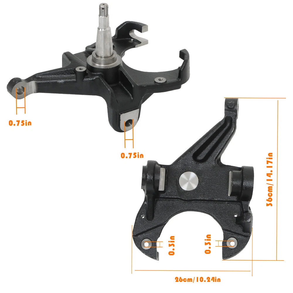 2.5" Drop Spindles for Chevy C10 (1973–1987) W/1.25" Rotor