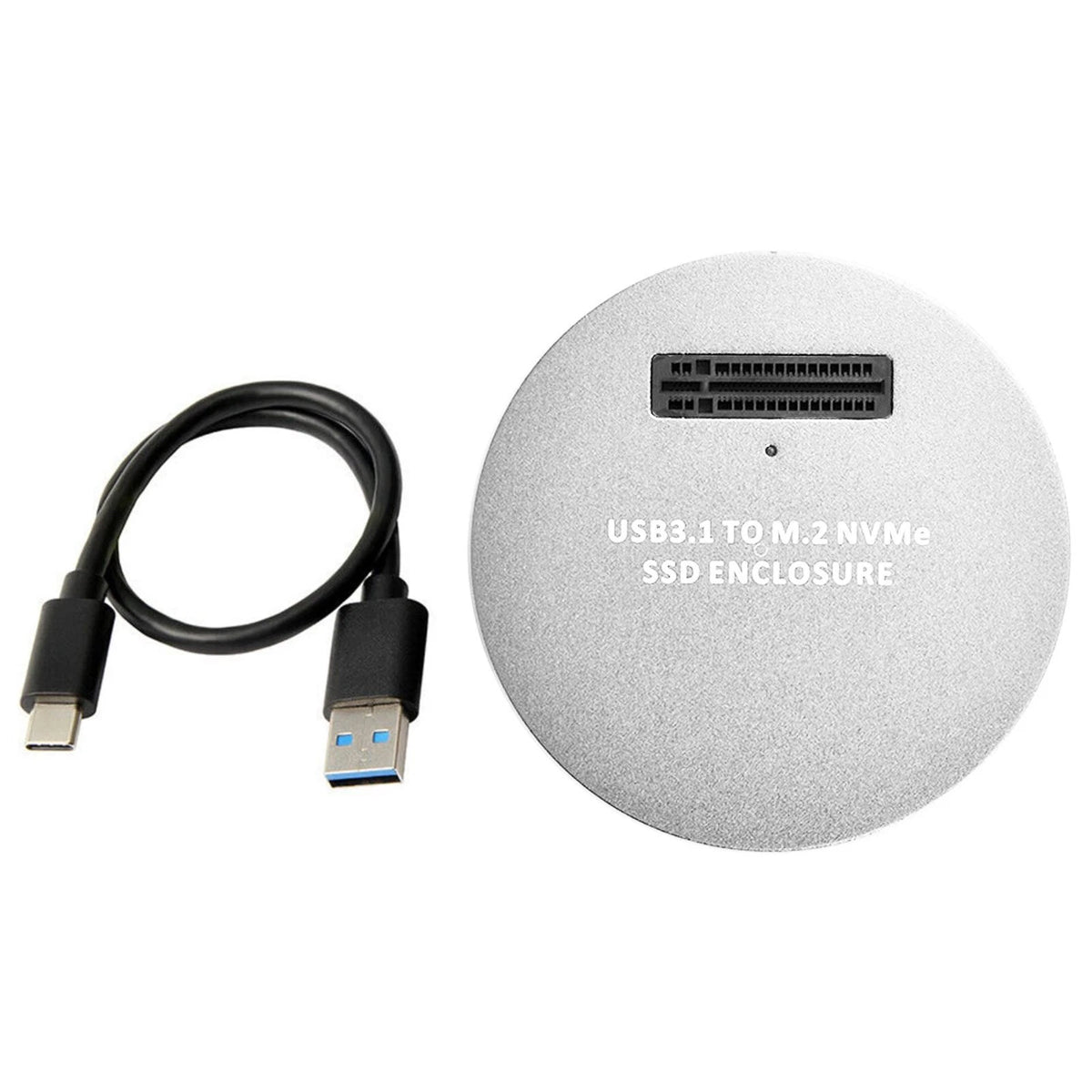M.2 NVME PCIe SSD Enclosure to Type-C USB Adapter Reader Converter