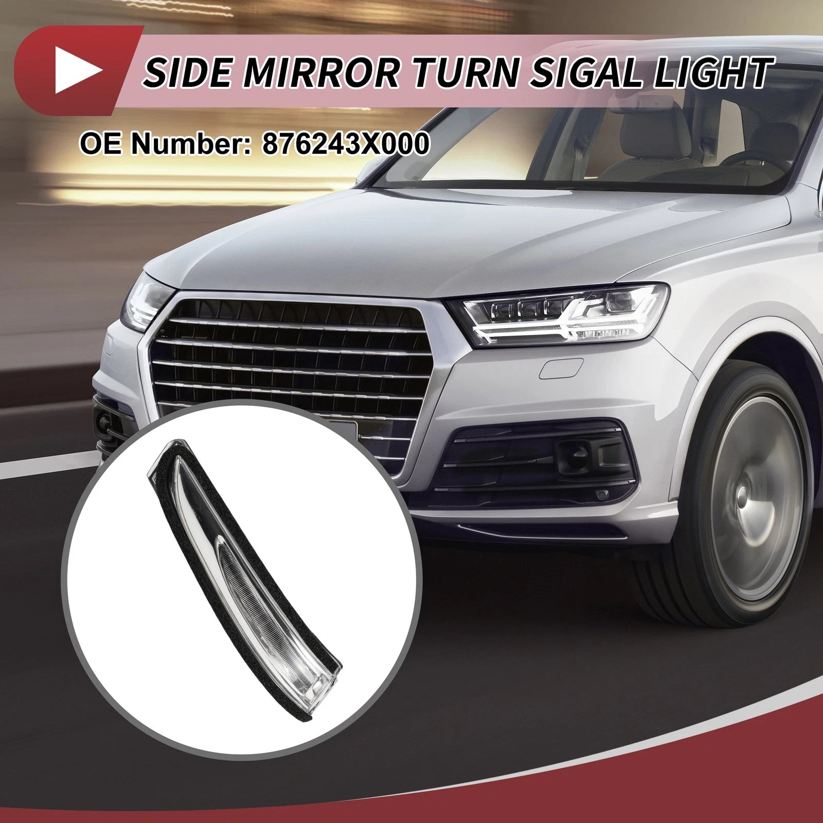 Car Mirror Turn Signal Light for Hyundai Elantra (2011–2016) Right LED
