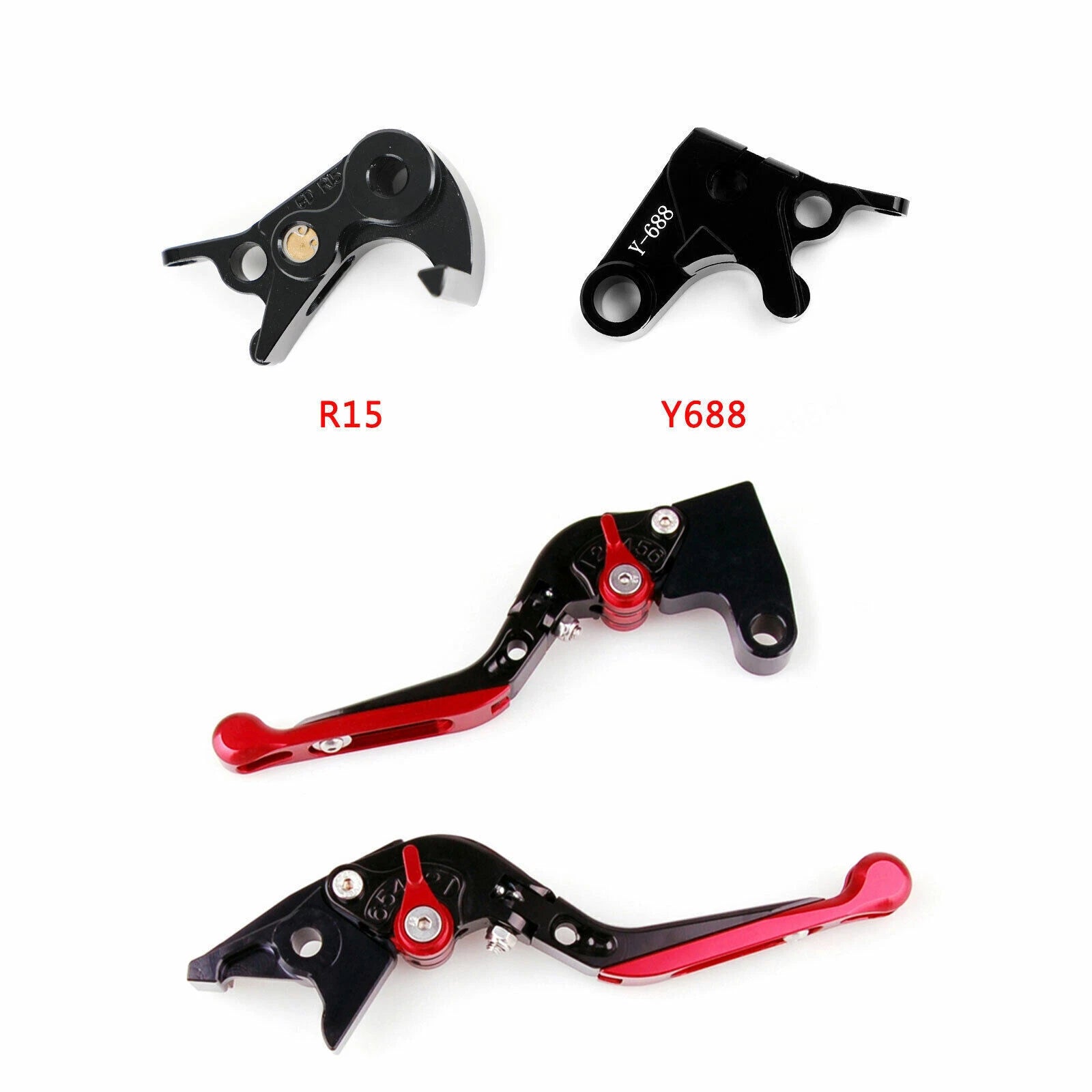 Adjustable Clutch Brake Lever for Yamaha YZF R1/R1M/R1S/R6 (2015–2021)