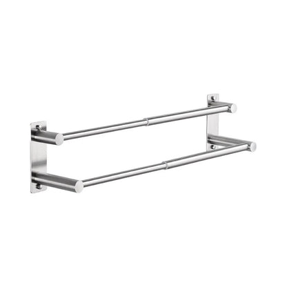 32 Inch Stainless Steel Double Towel Bar for Robust Screw Mount Design