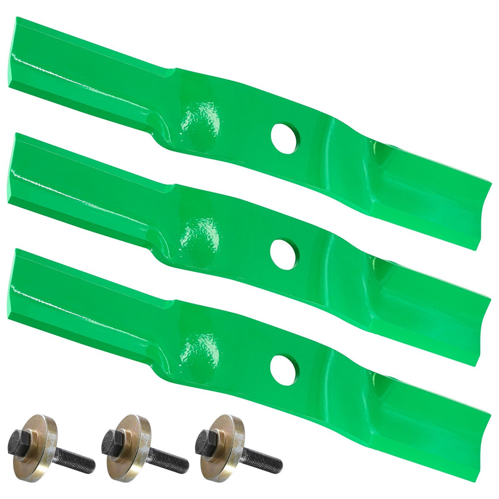 48 Inch Deck Mulching Blades Kit with Bolts for Land Pride (2005–2015)