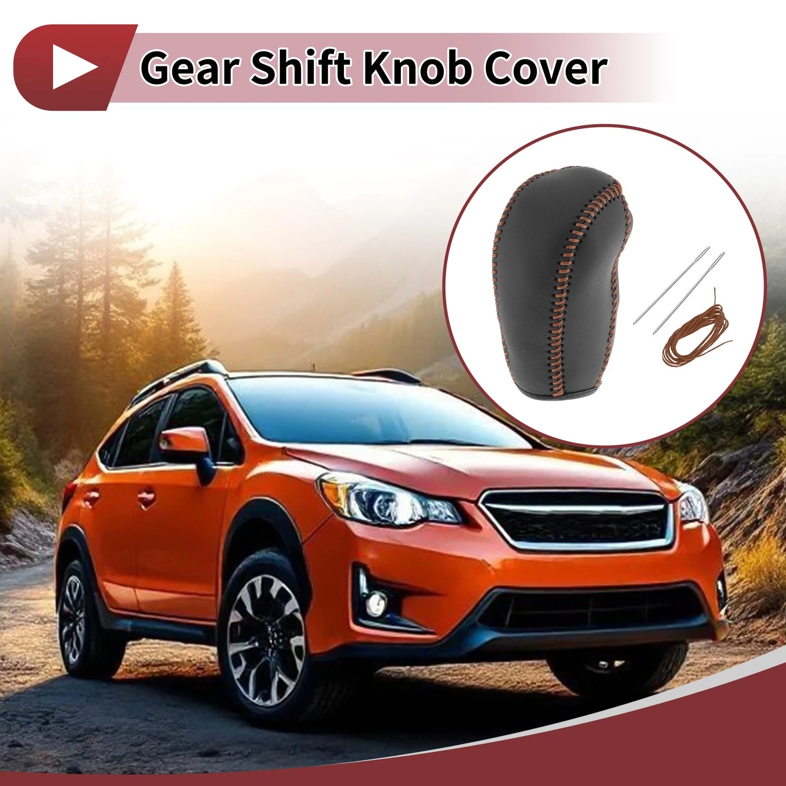 Gear Shift Knob Cover Replacement for Subaru Forester (2014–2017)