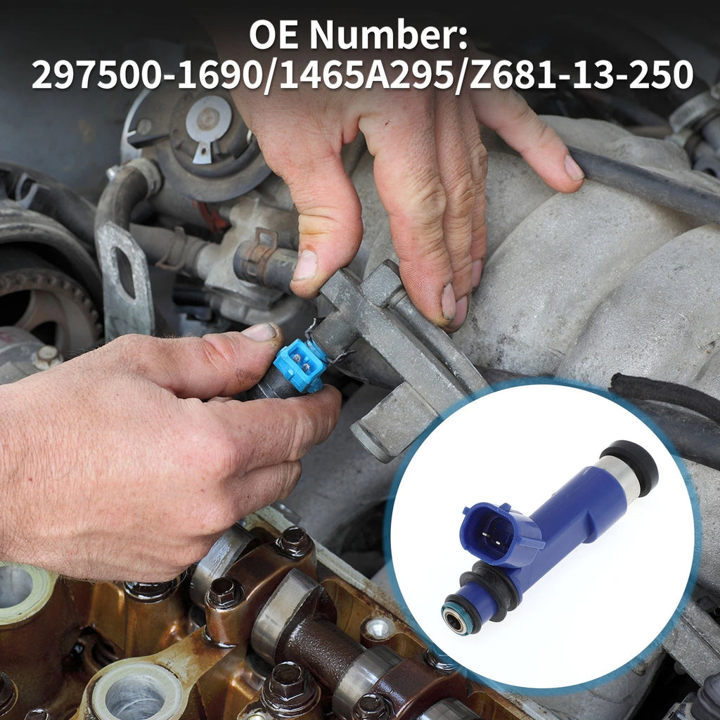 Fuel Injector Replacement for Mitsubishi and Mazda 1 Pc Blue (1996–2007)