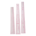 C-Thru English-Metric Beveled Ruler Calibrated Fit Designers & Pattern Makers