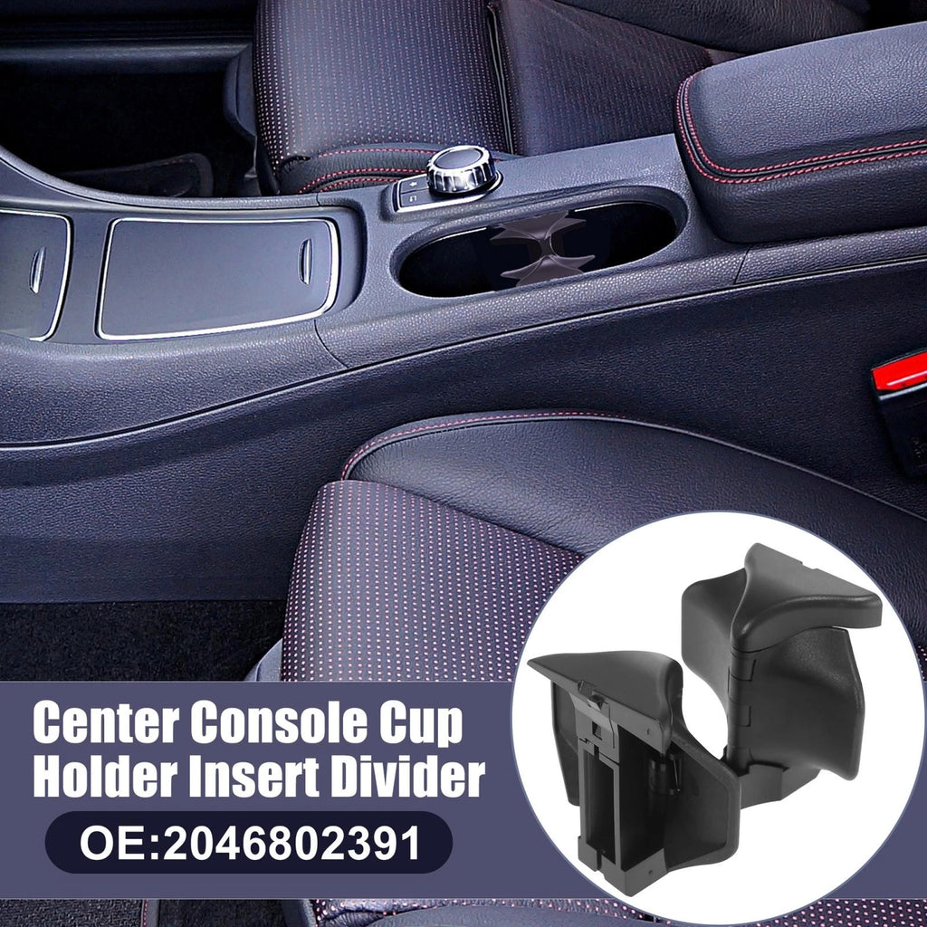 Center Console Cup Holder Divider Replacement for Mercedes-Benz C200 C350 (2007–2014)