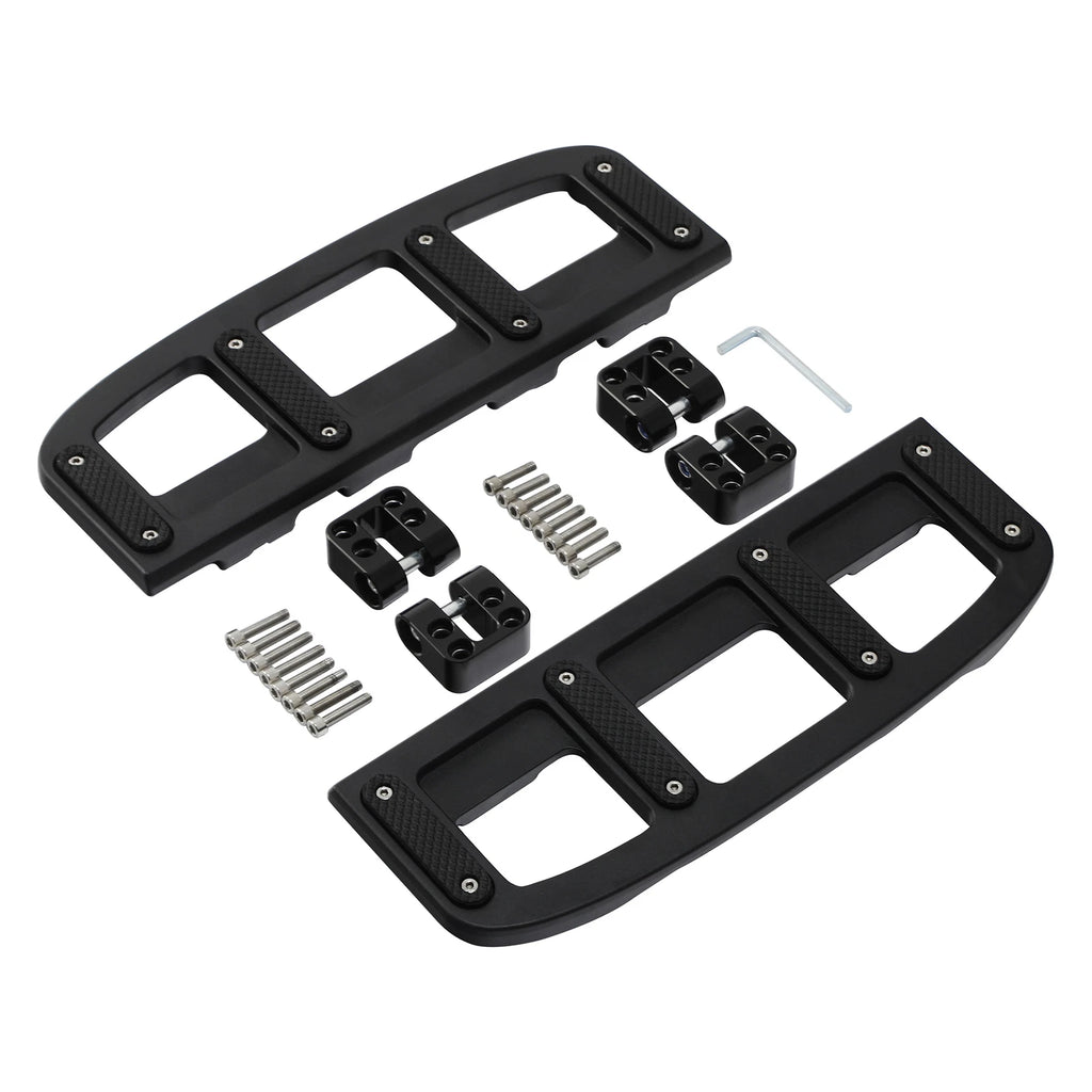 Matte Black Driver Footboard for Harley Road King Glide (2009–2024)