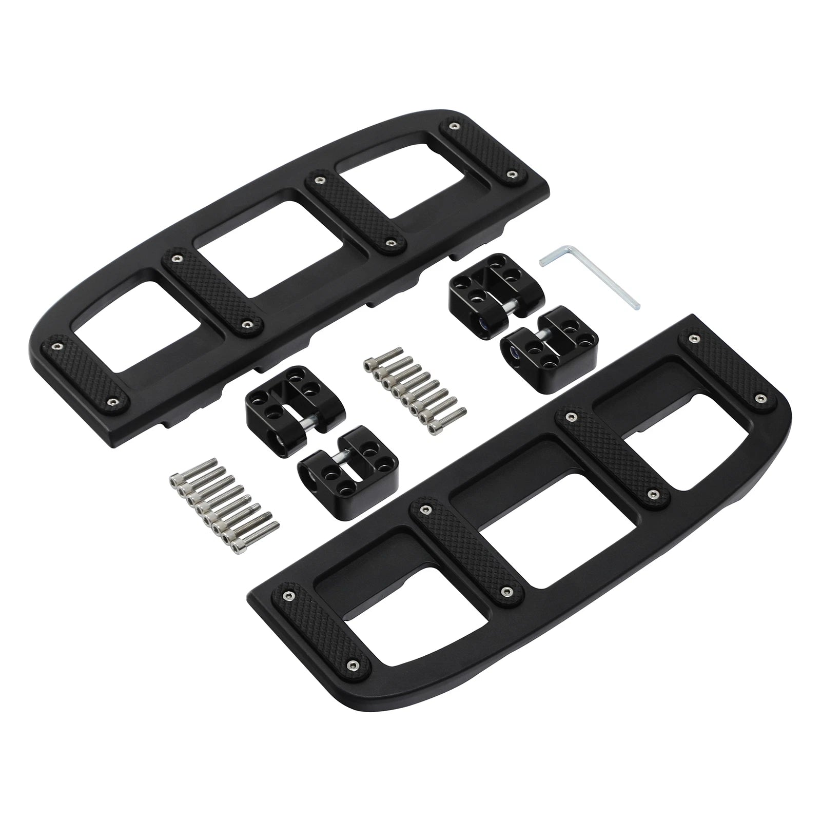 Matte Black Driver Footboard for Harley Road King Glide (2009–2024)