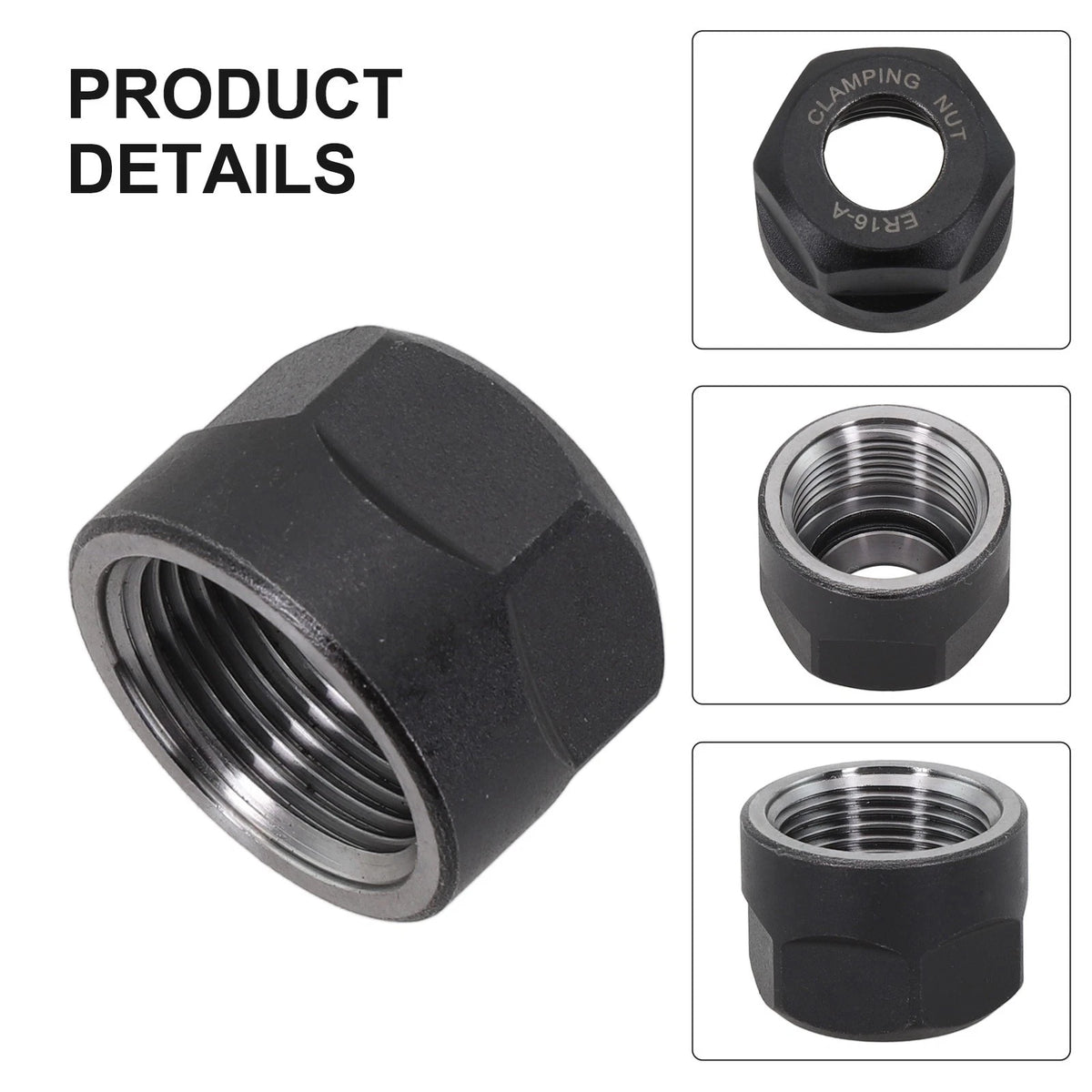 Collet Clamping Nut for ER16A Spindle Machines (Compatible with )