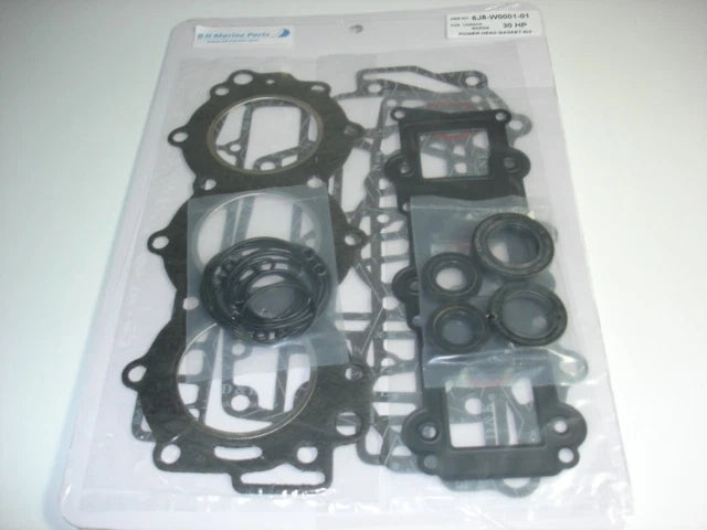 Gasket Set Kit for Yamaha 25HP-30HP 3Cyl (Replaces 6J8-W0001-01-00)