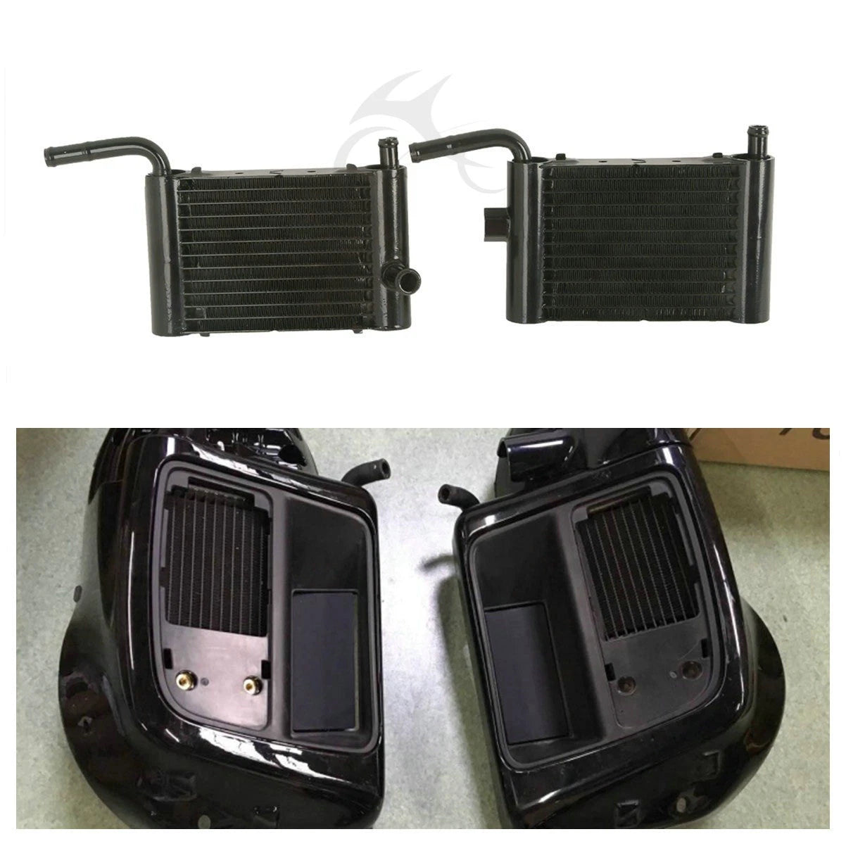 Lower Vented Fairing Radiator Cooler for Harley Road Glide (2014–2023)