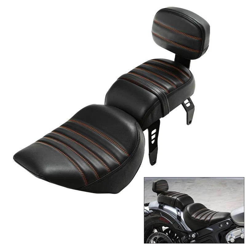 Seat Backrest Pad for Indian Scout Bobber Sixty (2018–2023)