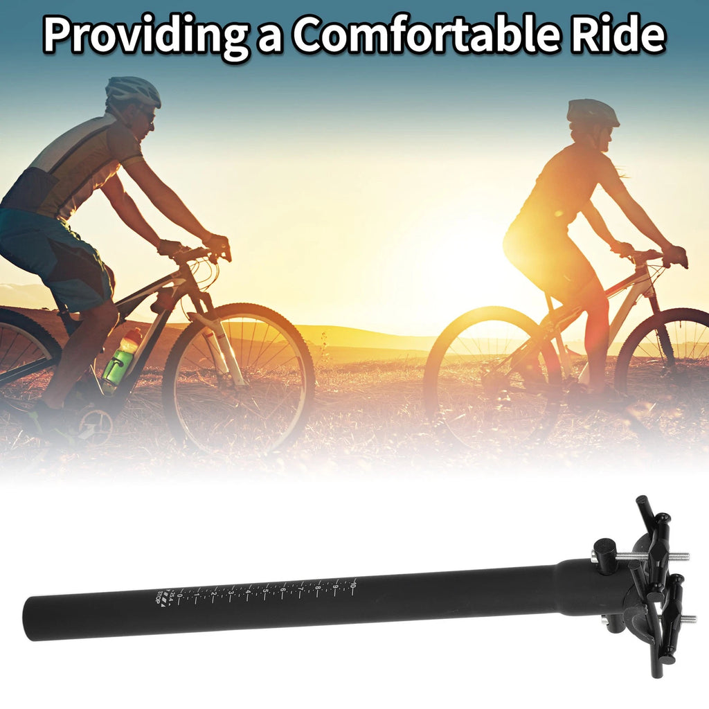 Seat Post 2-Bolt Replacement 25.4x350mm Lightweight for Bike (1990–2025)