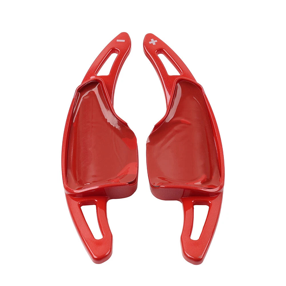 Red Steering Wheel Paddle Shifter Extension For Chevrolet Camaro Corvette