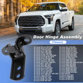 Upper Door Hinge Assembly Replacement for Toyota 4Runner Camry Tacoma (2003–2023)