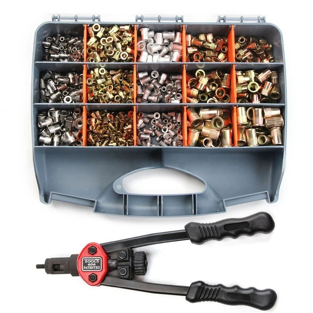 900PCS Rivet Nut Kit for 3MM 5MM 6MM (No Specific Years or Models)
