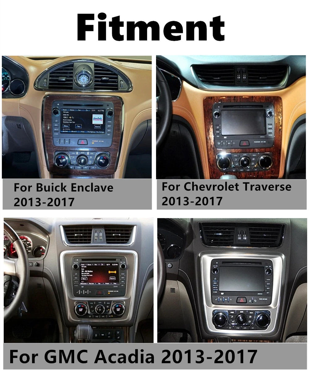 7'' Android Stereo Radio GPS Head Unit for GMC Acadia Chevrolet Traverse (2013–2017)
