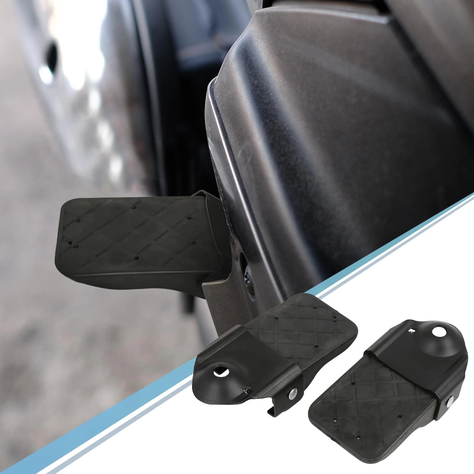 Rearset Foot Peg Pair Fold Footrest 12mm for Motorcycle (All Models, Universal)
