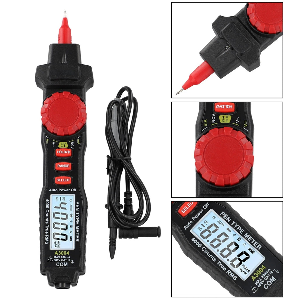 Multimeter Pen with HD Display for Dark Environments