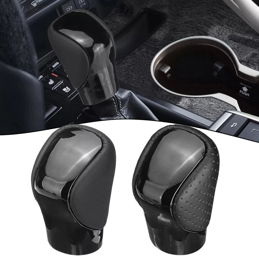 Ergonomic Black PU Leather Gear Shift Knob for Lexus Models
