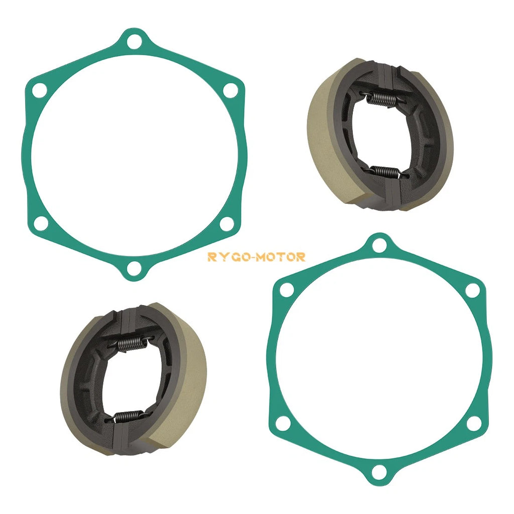 Set of 4 Brake Shoes w/ Springs for John Deere 650 670 Tractors