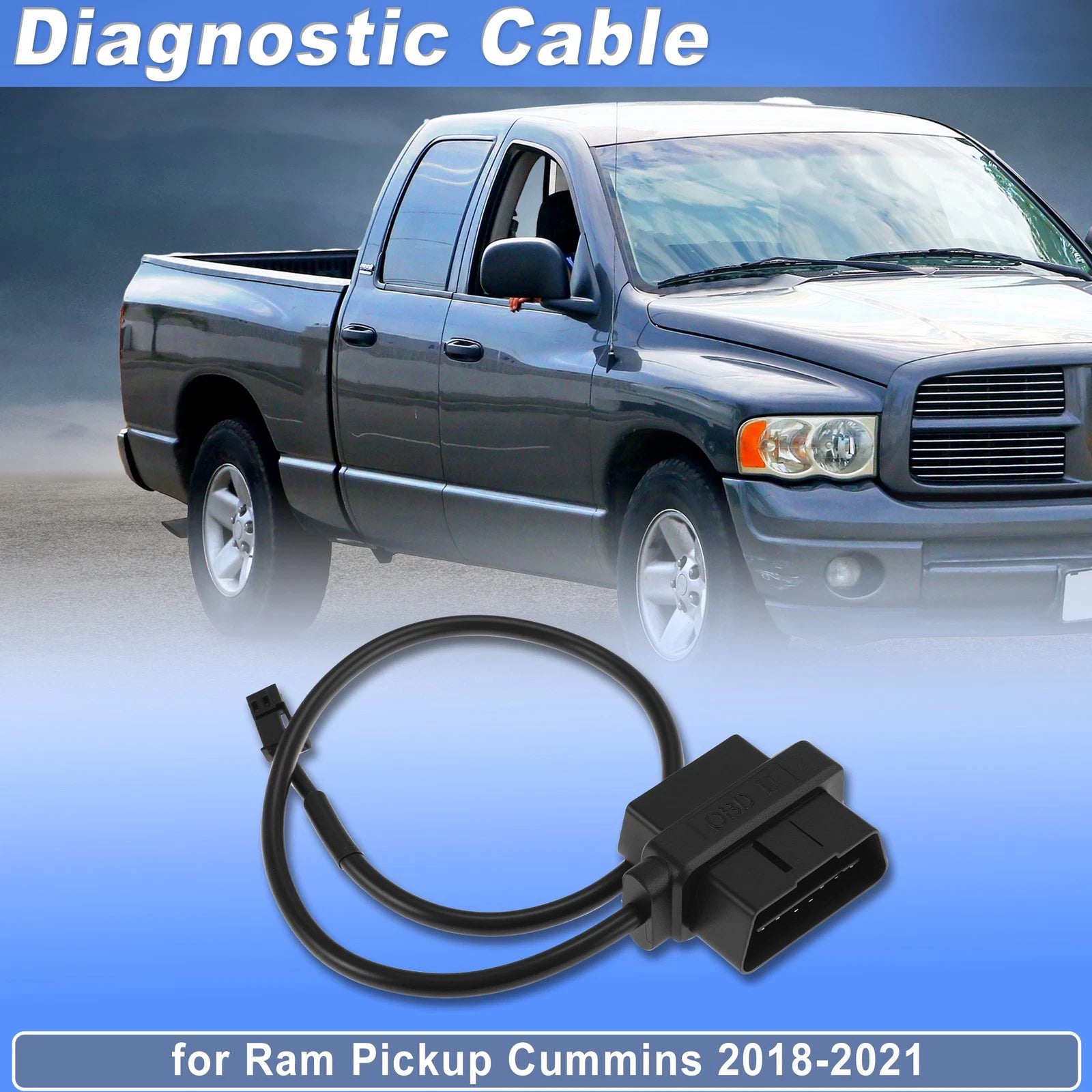 OBD Adapter Cable 16-Pin for Ram Pickup Cummins (2018–2021)