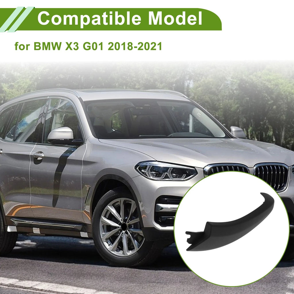 Door Handle Pull Trim Cover Replacement for BMW X3 G01 (2018–2021) Black