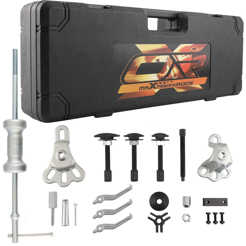 10-Way Slide Hammer Bearing Seal Puller Tool Kit with Case
