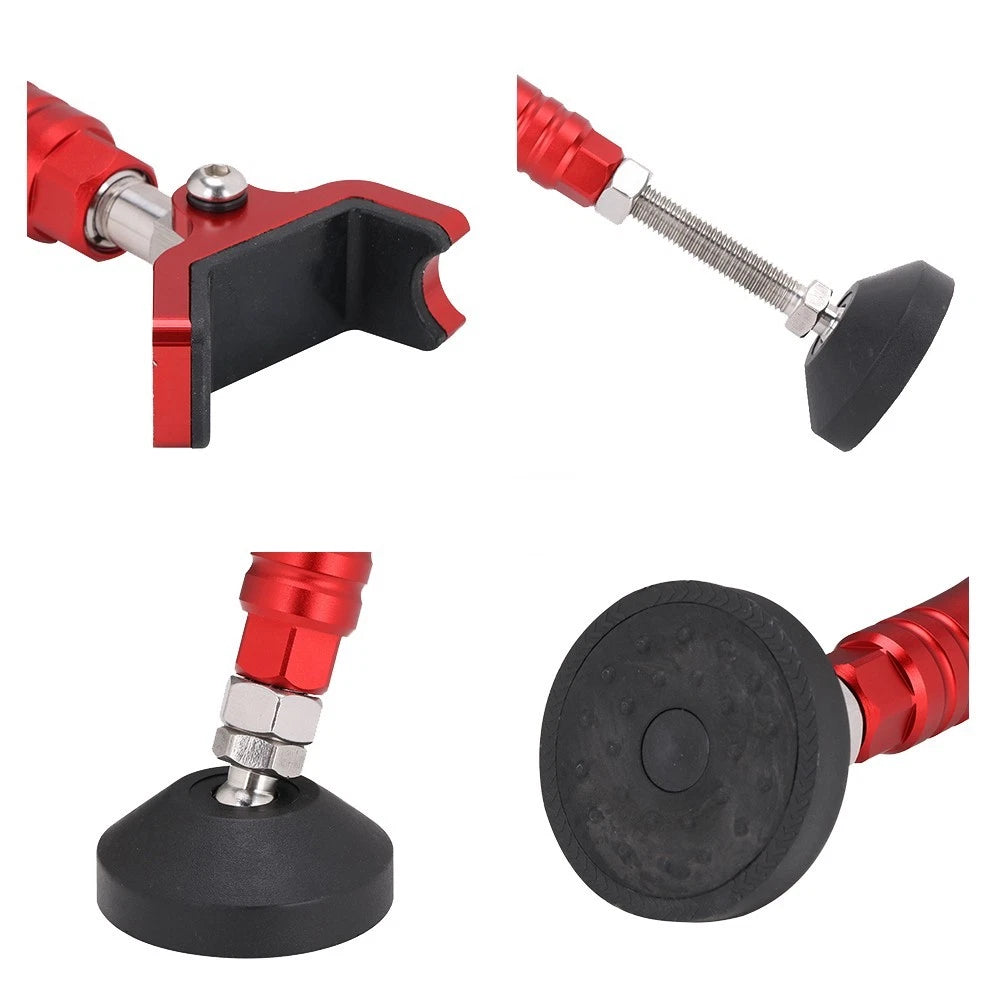Aluminum Alloy Motorcycle Side Stand with Brake Lock Hook for Honda Suzuki