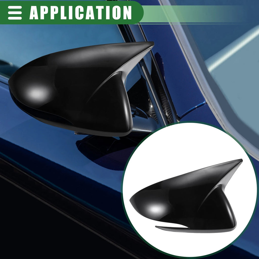 Rearview Mirror Cap Pair Replacement for Hyundai Elantra (2017–2020) Plastic