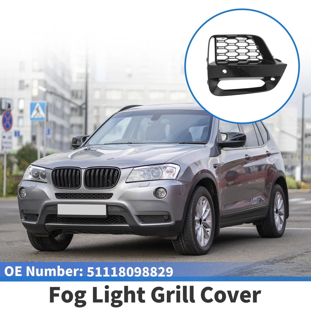 Front Left Fog Light Grill Replacement for BMW X3 X4 G01 G02 (2018–2021)