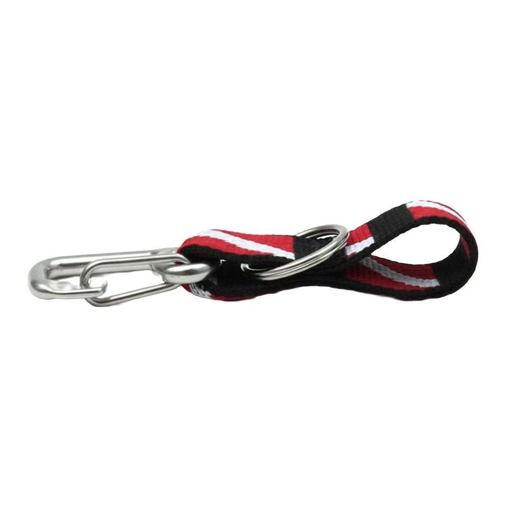 2X Scuba Diving Split Ring Connector with Clip for Secure Attachment