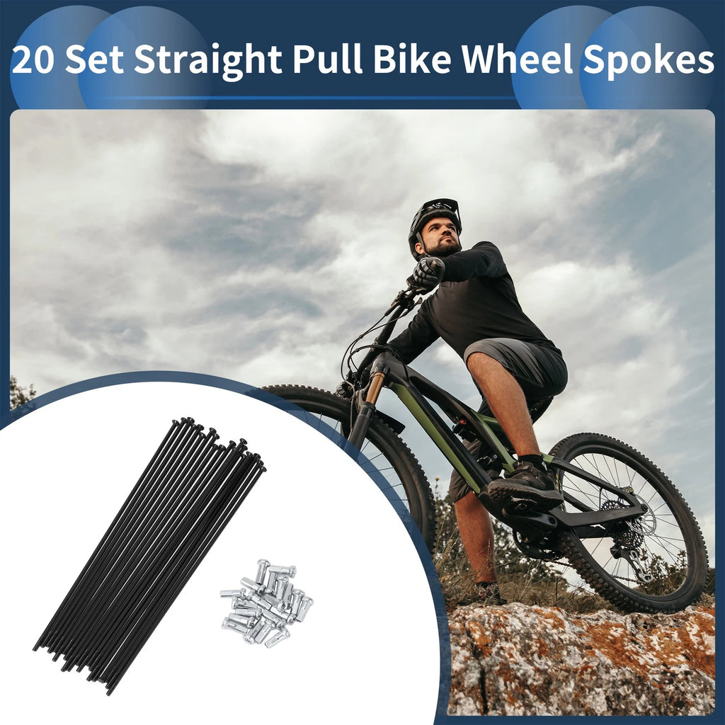 Bicycle Spokes 14G Straight Pull 139mm for 20 Inch Wheel Set (2000–2000)