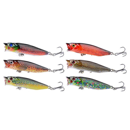 6PCS Floating Fishing Lures for Universal Use (6.0g/6.5cm)