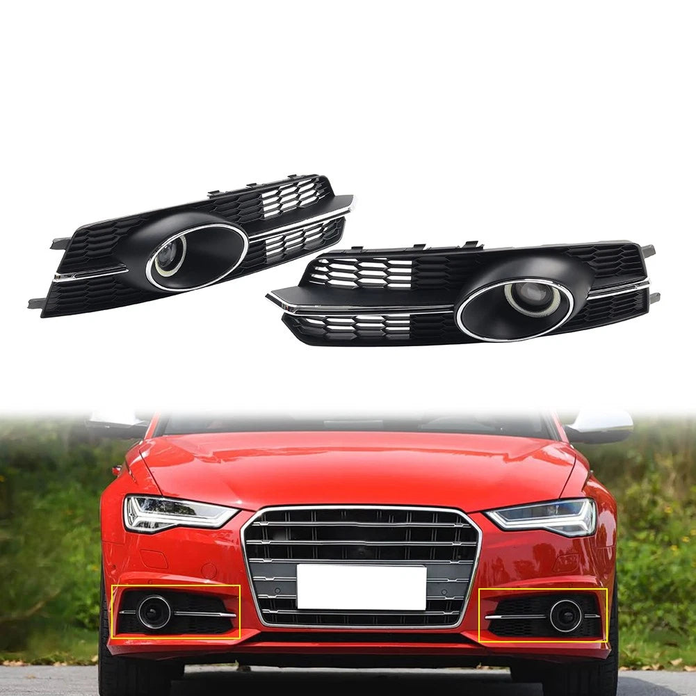 Fog Light Kit for Audi A6 S6 (2016–2018) - Includes Grille Cover