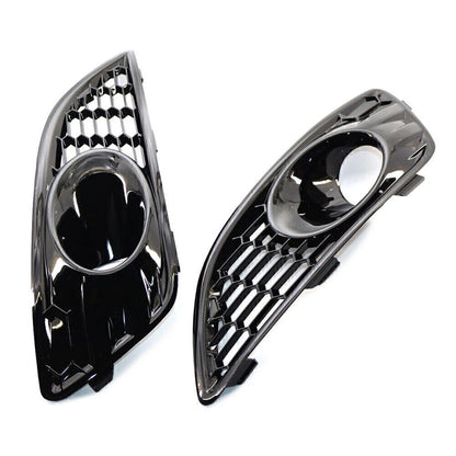 Front Bumper Grilles Fog Lights Cover Left & Right Fit Ford Fiesta 2012-2016