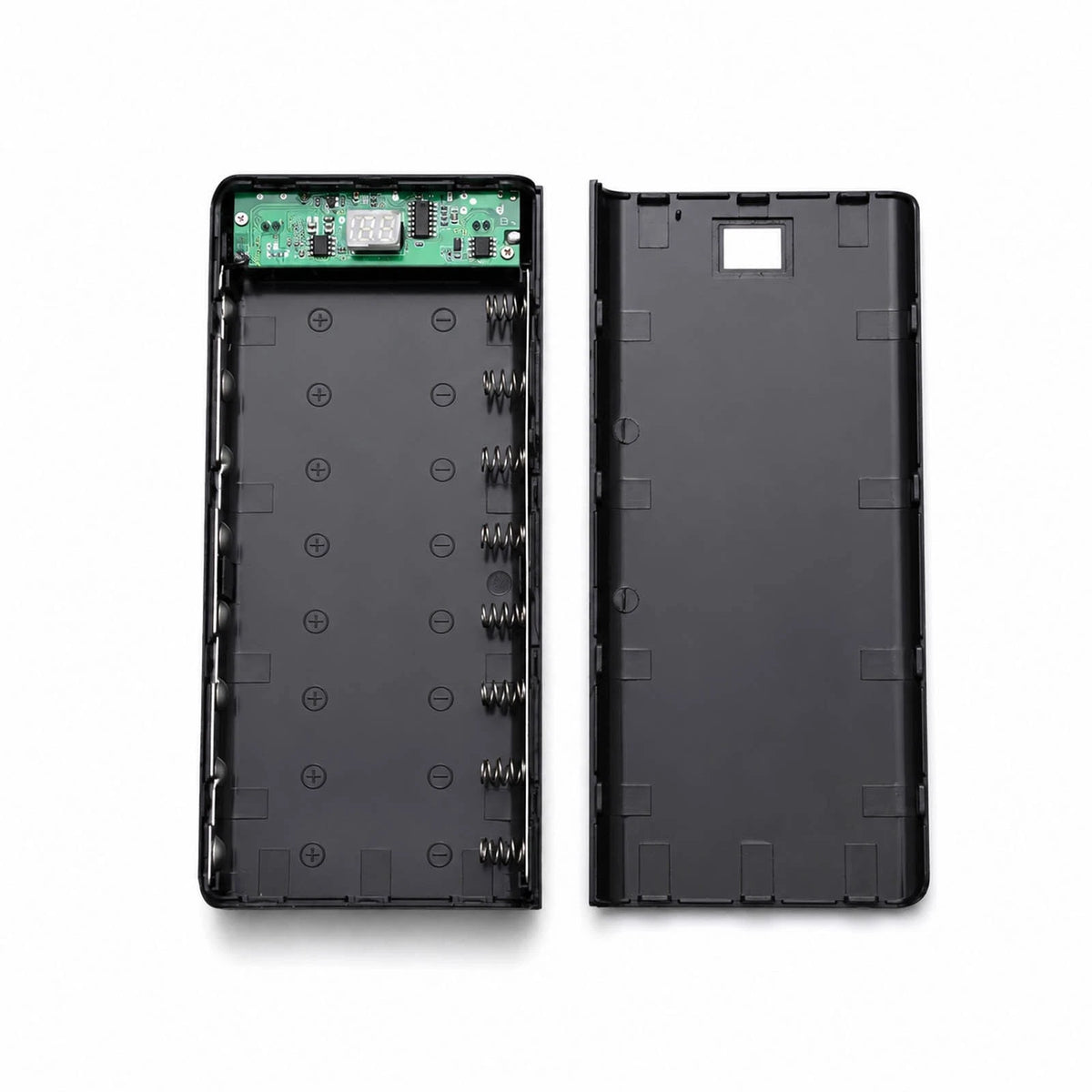 8x18650 Power Bank Box with Dual USB & LED Display (DIY)