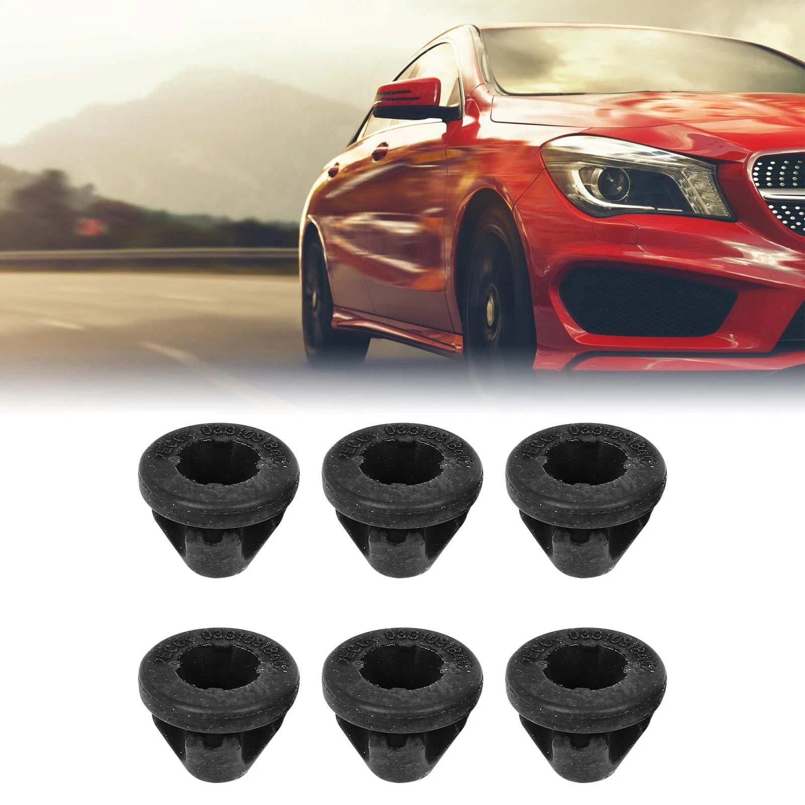 6pc Engine Cover Grommet Replacement for Volkswagen PD100 PD140 (2009–2015)