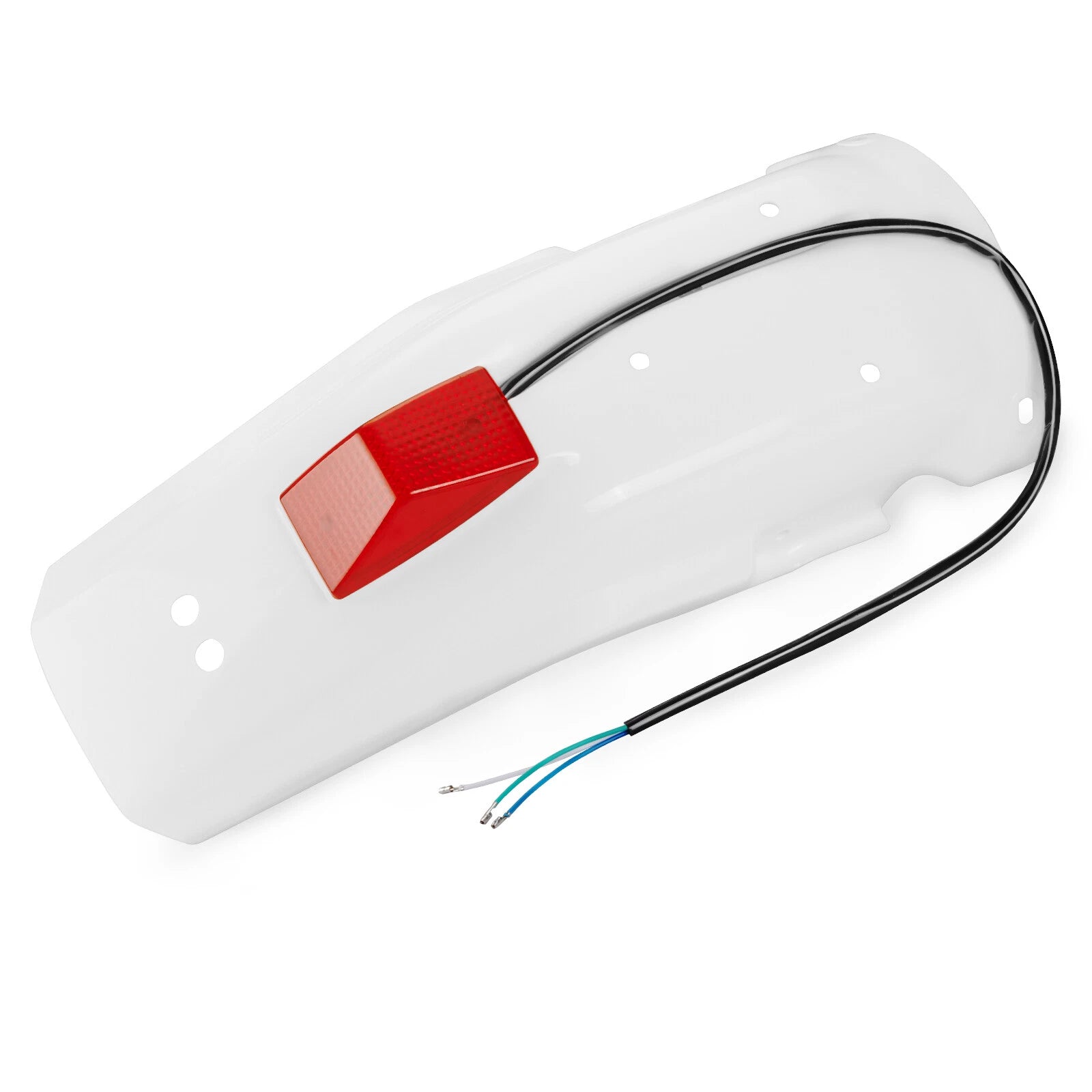Rear Fender & Taillight for Honda XR650L (1993–2024) White Plastic