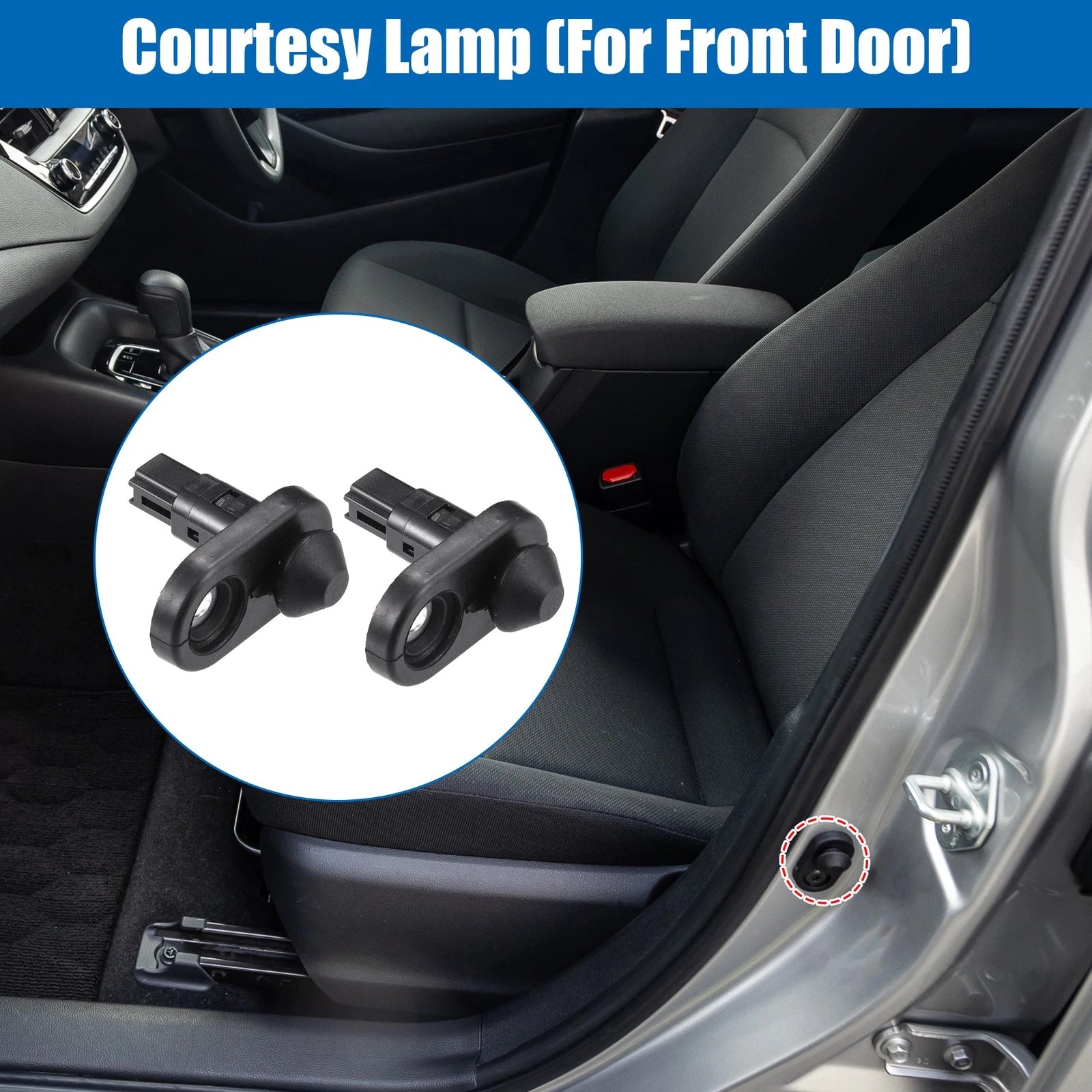 Front Door Jamb Light Switches Replacement 2 Pcs for Toyota (2008–2013)